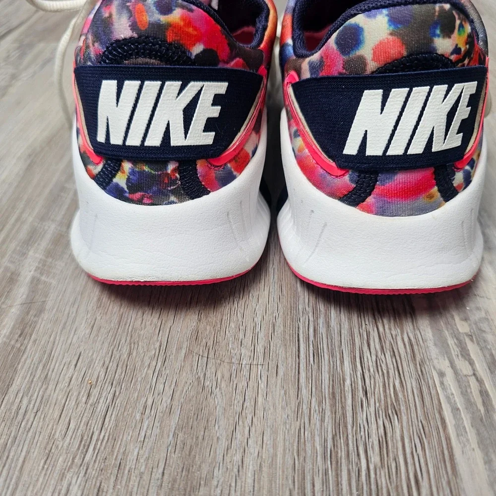 Nike Free Metcon 4 Women Size 8 Training Shoes White Pink Abstract CZ0596-101 - Picture 6 of 12